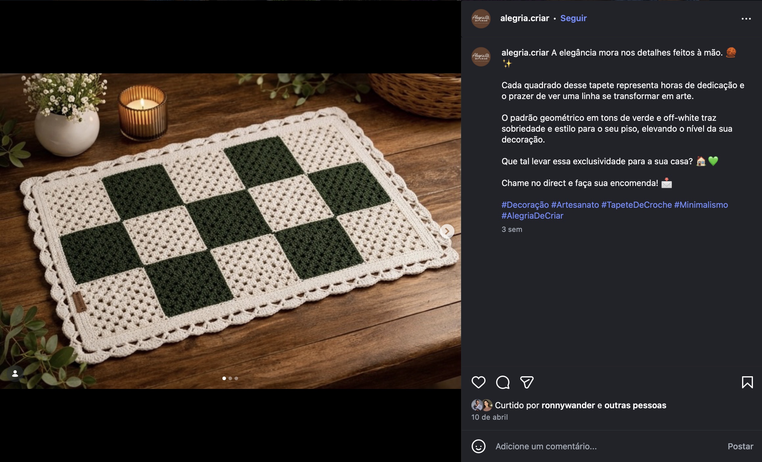 Feed Alegria de Criar